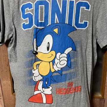 Sonic 소닉 더 헤지혹 구제 의류 티셔츠 S 사이즈