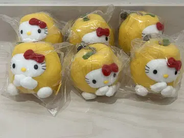 새상품 고토치 키티 니가타 한정 루 레크체 6개 묶음 판매 키링