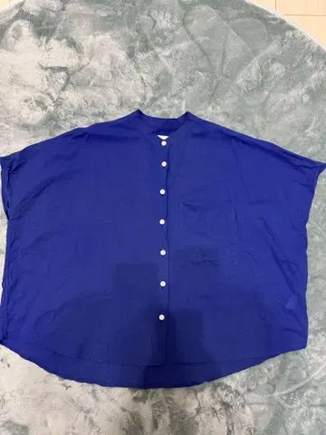 완판! 엔슈 직물 HUIS (한정 생산) 초슬림 코튼 라미 블라우스