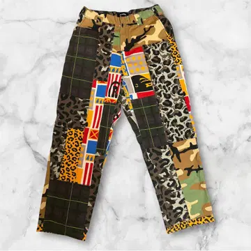 XLARGE 패치워크 카모플라주 팬츠 30