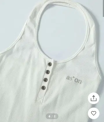 ASON POUND HALTER SLEEVELESS 홀터넥