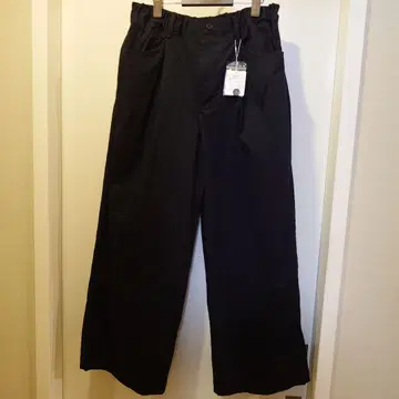 Plantation 와이드 팬츠 블랙
