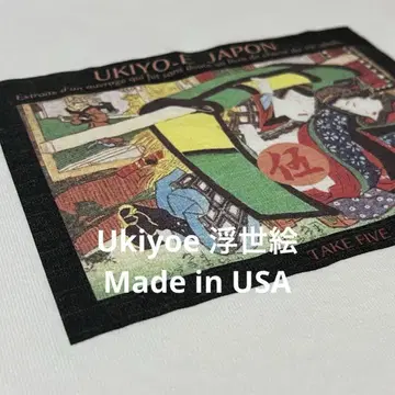 90년대-00년대 아트 우키요에 티셔츠 USA제 우키요에 일본