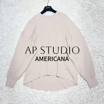 택 포함 새상품 AP STUDIO AMERICANA 별주 써멀 풀오버
