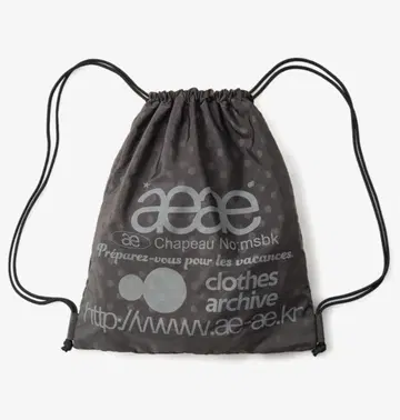 AEAE WEB LOGO DOT GYM SACK 백팩 백팩
