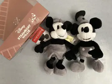 [Disney] 미키 & 미니 봉제 인형 세트 증기선 윌리