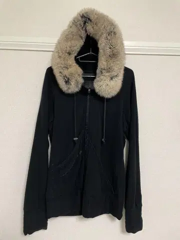 ifsixwasnine 퍼 후드티 블랙