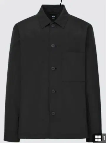 UNIQLO x Theory 감동 셔츠 자켓 S 블랙 새상품급