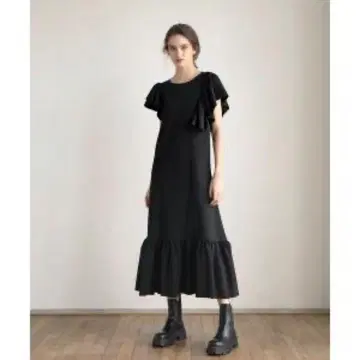 MIELI INVARIANT 미엘리 인바리언트 블랙 롱 원피스