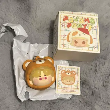 POPMART POPBEAN 파자마 파티 이어폰 케이스 PINO