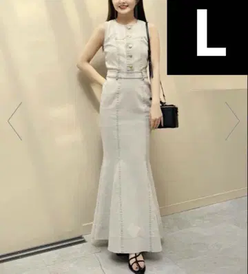 스나이델 SNIDEL 데님 머메이드 원피스