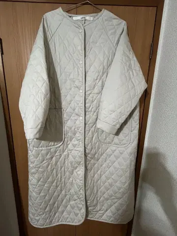 퀼팅 롱 코트