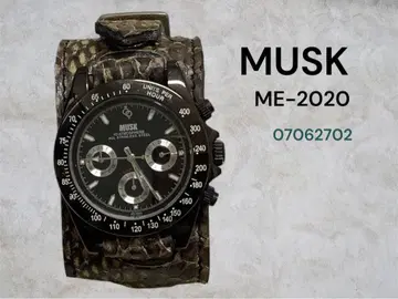 MUSK ME-2020 손목시계 쿼츠 크로노그래프
