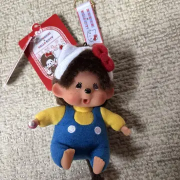 몬치치 키티 얼굴이 큰 SS 키체인 삭스