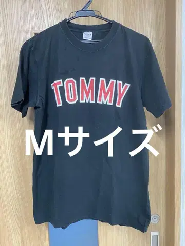초레어 Tommy 양키스 콜라보 티셔츠 M 사이즈 백 프린트 블랙