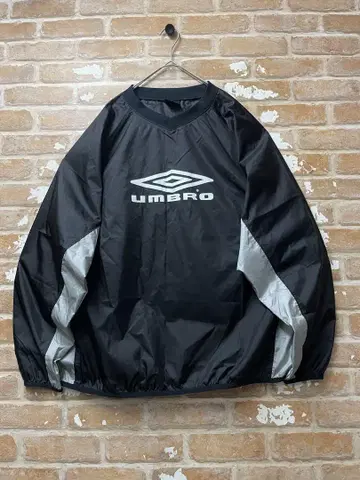 00s 엄브로 엄브로 나일론 자켓 나일론 풀오버 블랙 구제 의류