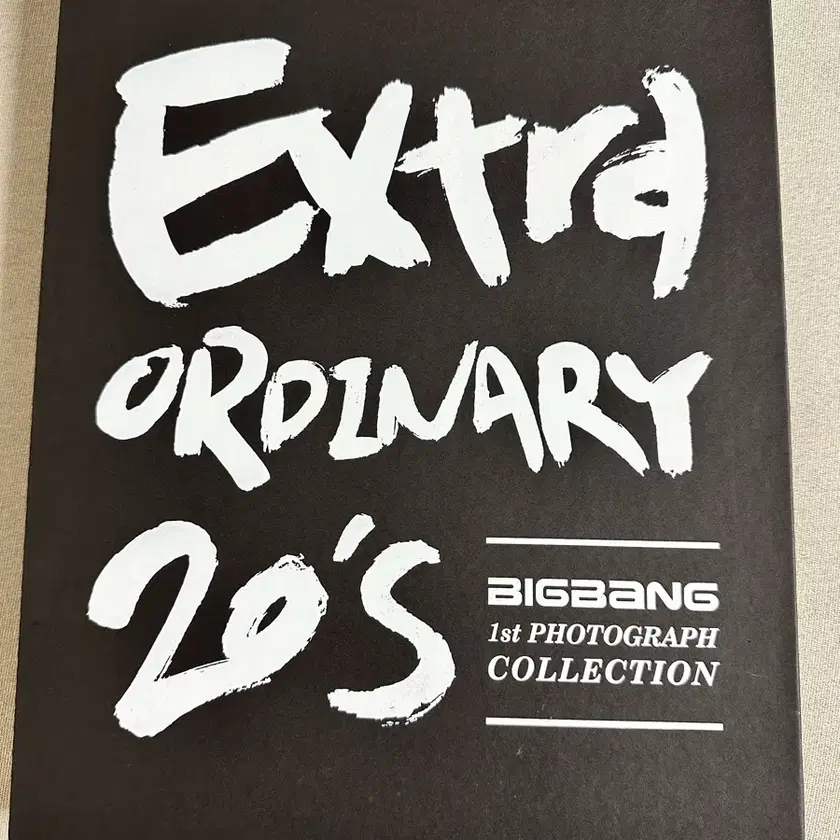 Big Bang Extraordinary 20s Photobook on Bunjang Global Site.