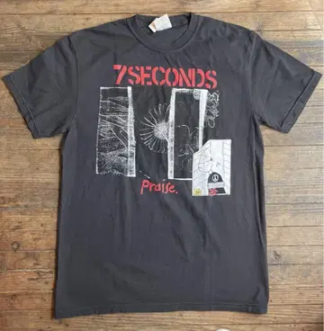 새상품 7SECONDS prise tee 밴딩 티셔츠