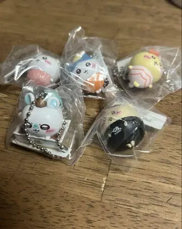 고양이 캐릭터 스트랩 5개 세트