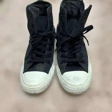 CONVERSE 지퍼 블랙 하이컷 스니커즈