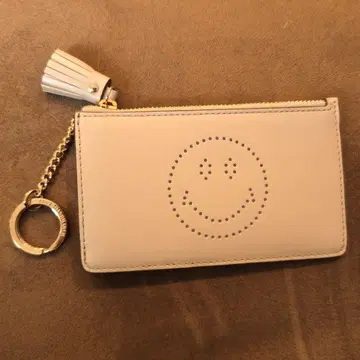 ANYA HINDMARCH 스마일 키케이스 미니 지갑