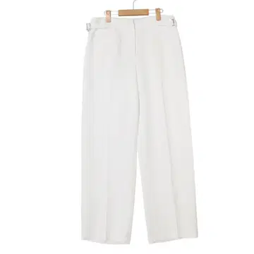 ZARA 와이드 팬츠 스트레이트 팬츠 화이트 순백 롱 레그 L