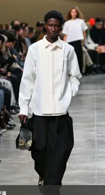 sacai 사카이 2025 aw Double Faced shirt 블랙