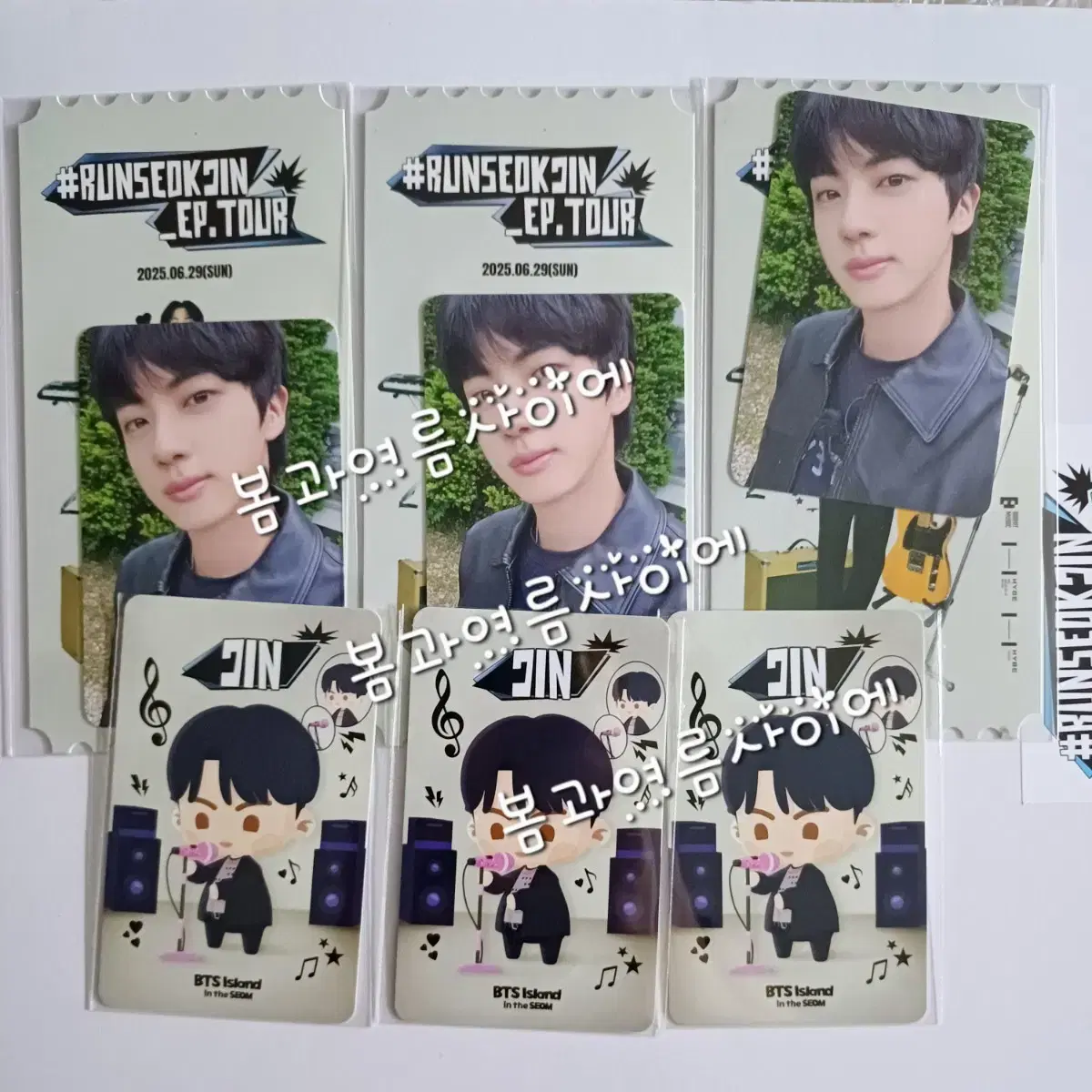 BTS 6/29RUNSEOKJIN_EP.TOUR LIVE PLAY トレカ JIN 6/29RUNSEOKJIN_EP.TOUR LIVE PLAYトレカ - メルカリ