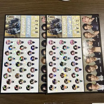 Snow Man Rays 스티커 2매