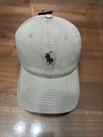 Polo 베이지 캡 조정 가능