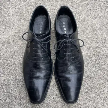 클리닝 완료 리갈 악어 엠보싱 블랙 27cm 비즈니스 슈즈