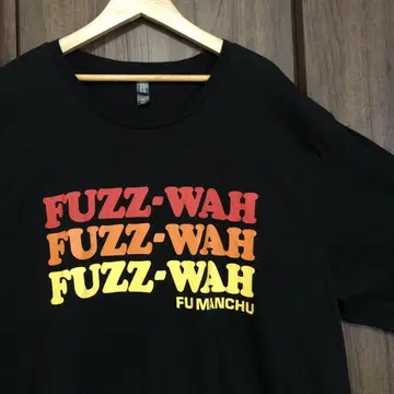 FU MANCHU FUZZ WAH 티셔츠 XL 블랙 스토너 락