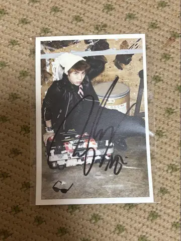 사인 포함 아이돌 포트레이트 L판 SHINee 종현