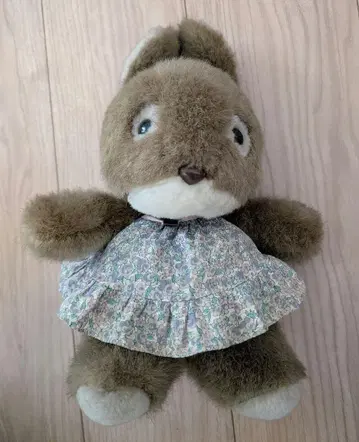 쇼와 레트로 빈티지 토끼 봉제 인형