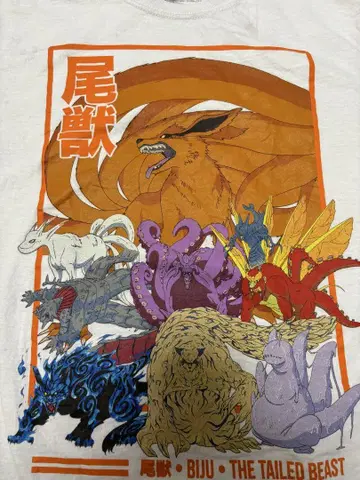 해외 00년대 NARUTO 나루토 꼬리 짐승 집합 애니메이션 T