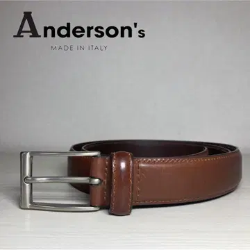 Anderson's 가죽 남성용 벨트 브라운