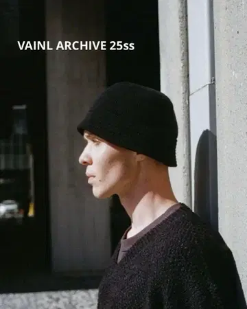 VAINL ARCHIVE 25ss [POD HAT] BLACK