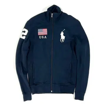 폴로 랄프로렌 자켓 빅 포니 USA 국기 블랙 S