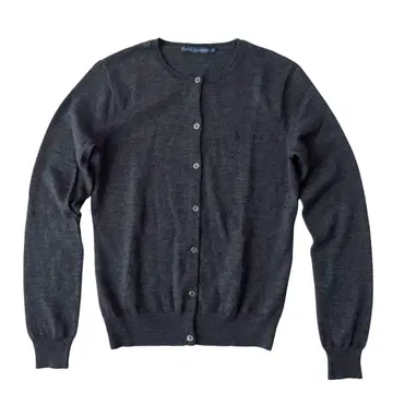 RALPH LAUREN 랄프 로렌 가디건 니트 울 그레이