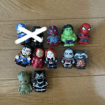 마블 소프트 비닐 퍼펫 마스코트 12개