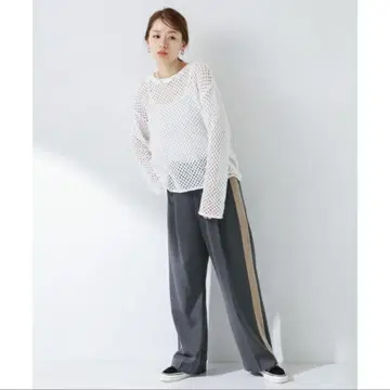 어반 리서치 sonnylabel 조젯 라인 팬츠 38