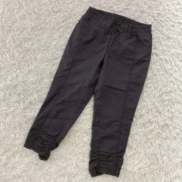 LAUTRE AMONT 밑단 주름 팬츠 그레이 36 캐주얼