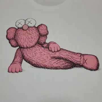 새상품급 KAWS UNIQLO 카우스 x 유니클로 콜라보 T셔츠