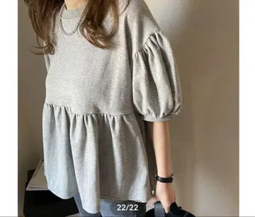 selectshopK 벌룬 하프 슬리브 풀오버