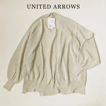 유나이티드 애로우즈 UNITED ARROWS 페이퍼 가운 가디건