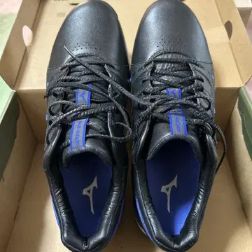 Mizuno 블랙/블루 골프화
