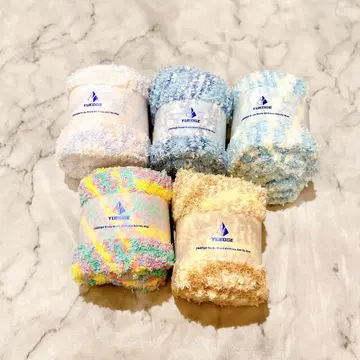 5색 세트 뽀글이 양말 여성용 삭스 26~28cm XL 사이즈
