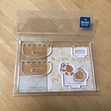 문구와 함께 산리오 젤리 씨 구데타마 흔들흔들 아크릴 스탠드