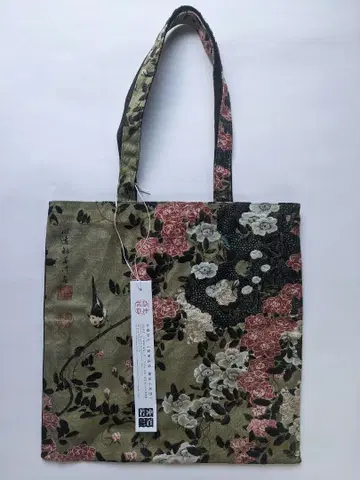 이토 와카츄 생일 300년 기념 토트백 동식물 채색 그림 장미 소리도