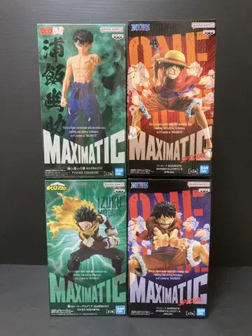 루피 미도리야 이즈쿠 우라이 유스케 MAXIMATIC 피규어 4종 세트